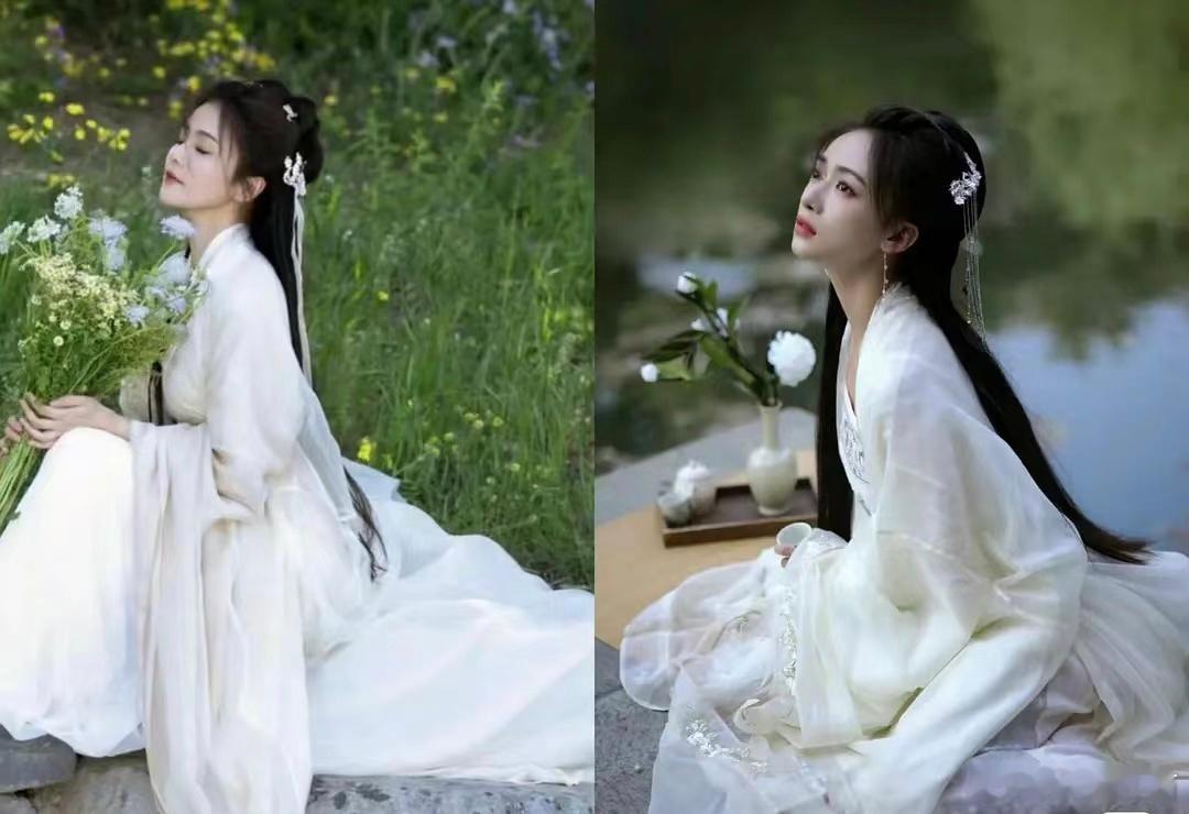 白鹿和吴谨言谁先拍的这是，背景是欢娱专属？简直一模一样 ​​​