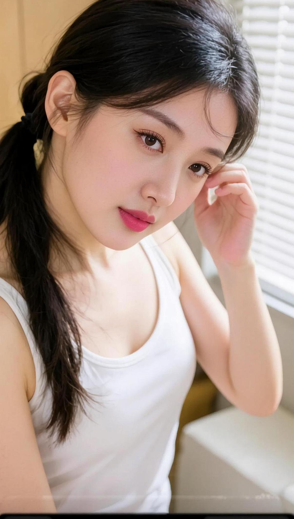 AI逆光生活照 抖音ai创作 上热门话题招聘 骨相美女 自然风景区