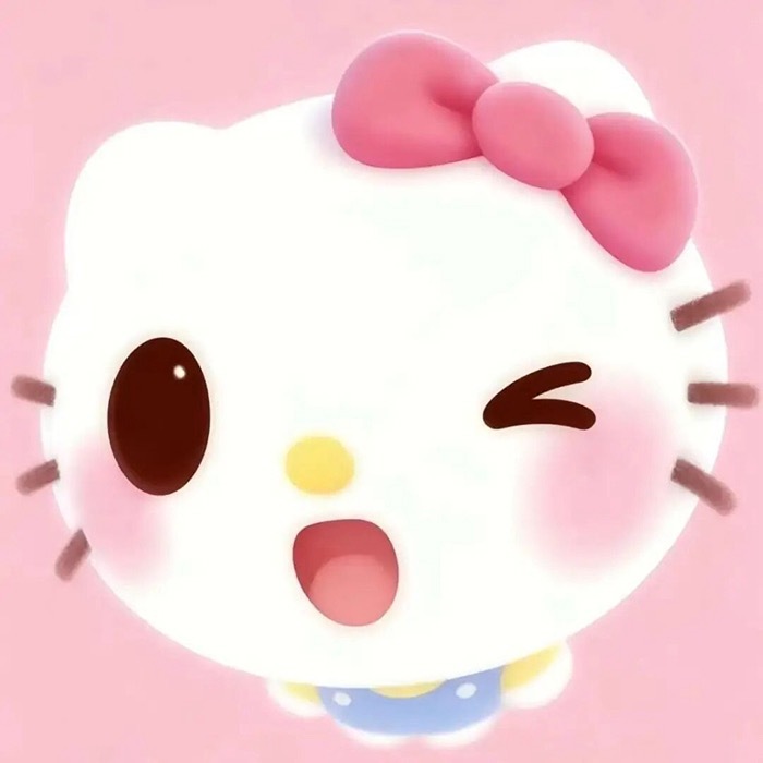 治愈系少女心卡通可爱helloKitty壁纸头像头像安利｜卡通手绘｜软萌头像｜审