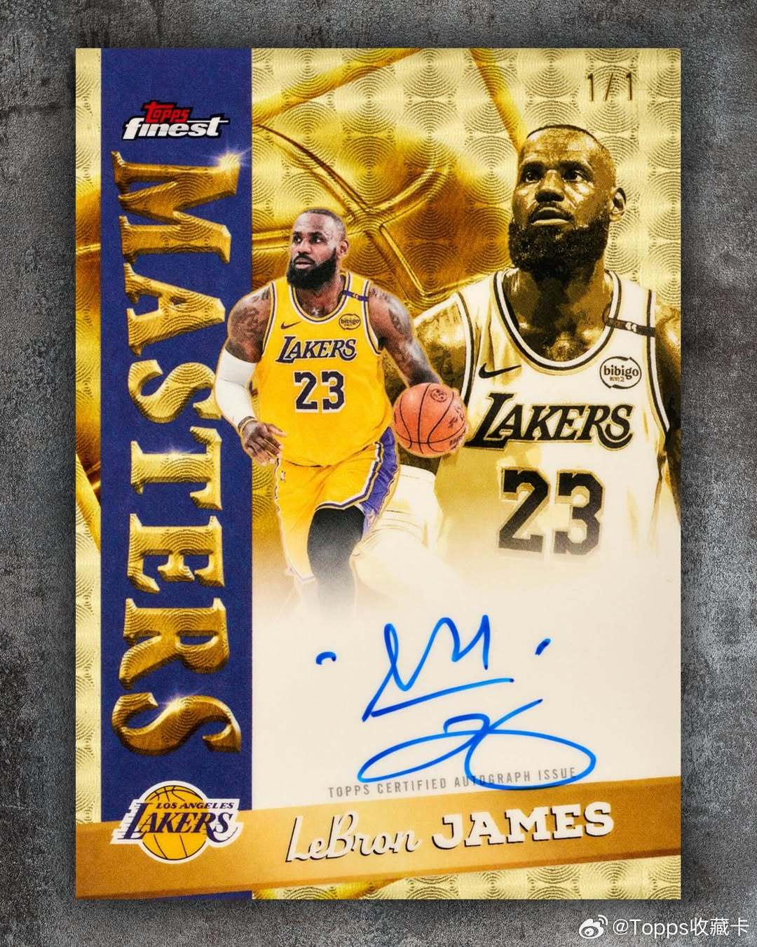 见证勒布朗·詹姆斯签字进化史✍️👑Topps 独家见证！勒布朗・詹姆斯正式更新