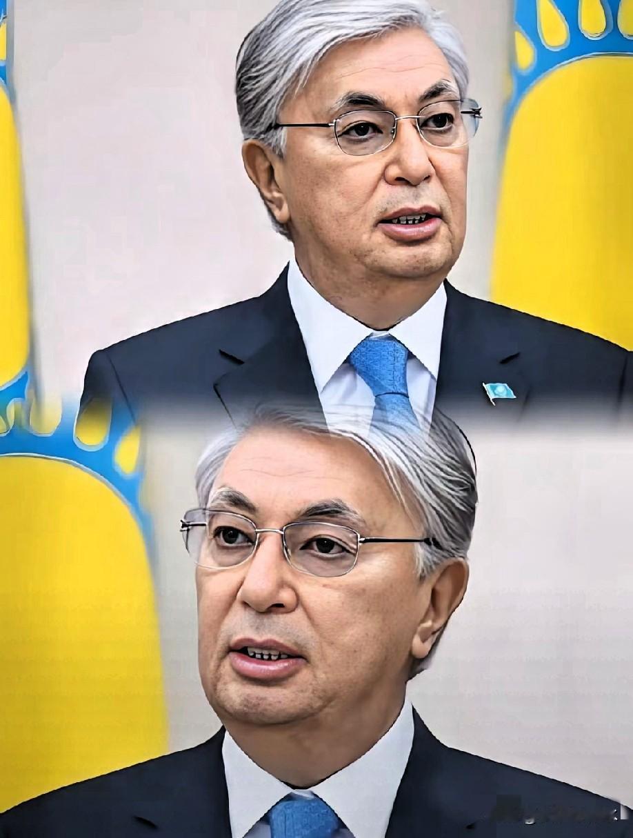 真没想到，

中亚五国里唯一亲自跑去日本捧场的，

竟然是托卡耶夫。

这一手“