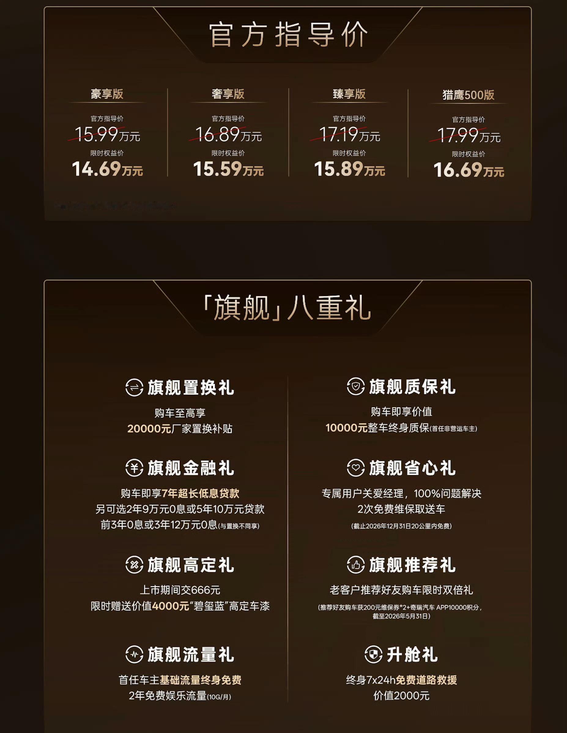 现在还有人认真做燃油车？奇瑞这次算是交了一份硬核答卷。14.69万起，限时权益价