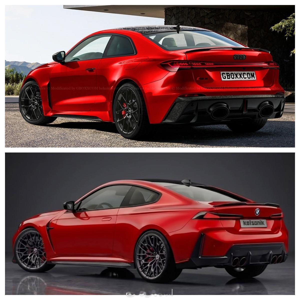 奥迪RS5 Coupe版渲染图全新宝马M4渲染图 奥迪RS5 Coupe版渲染图