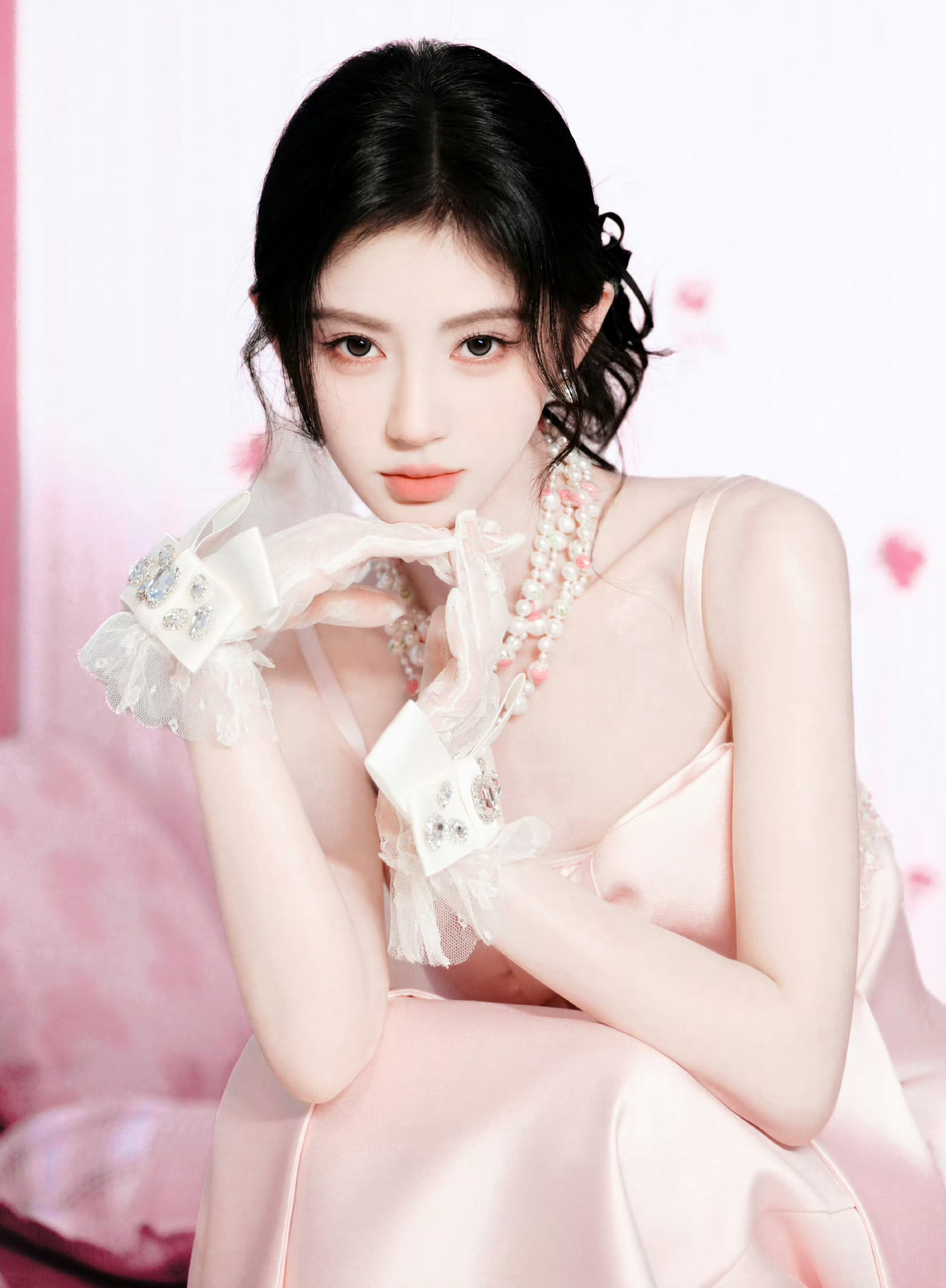 鞠婧祎直播这么美