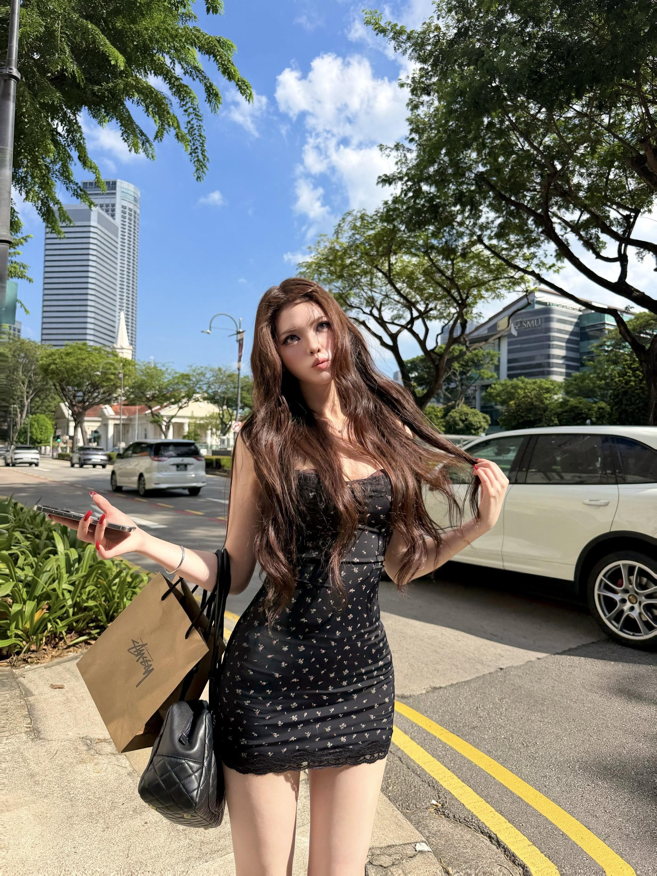 每天都在自然美黑🚶‍♀️。