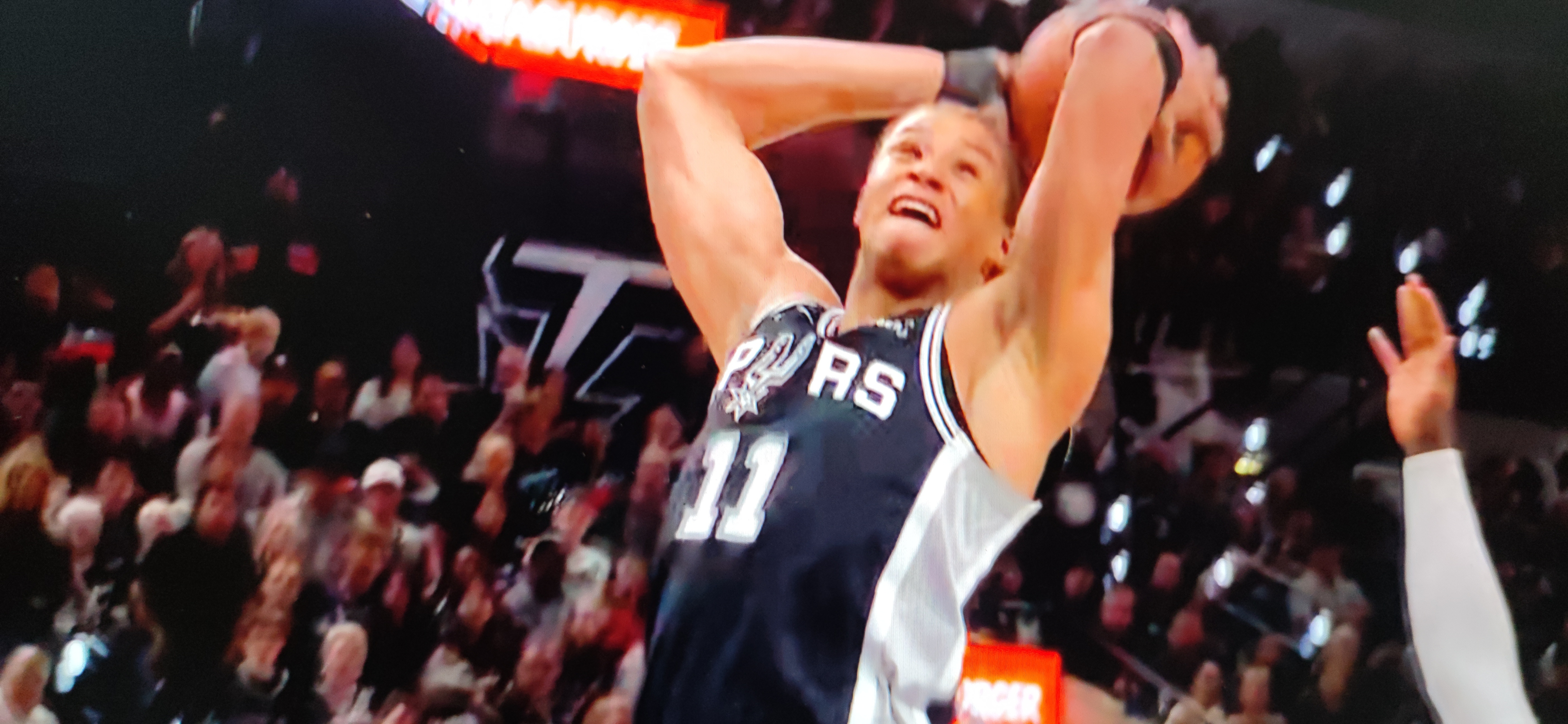 NBA西决G6，卡布的爆扣 