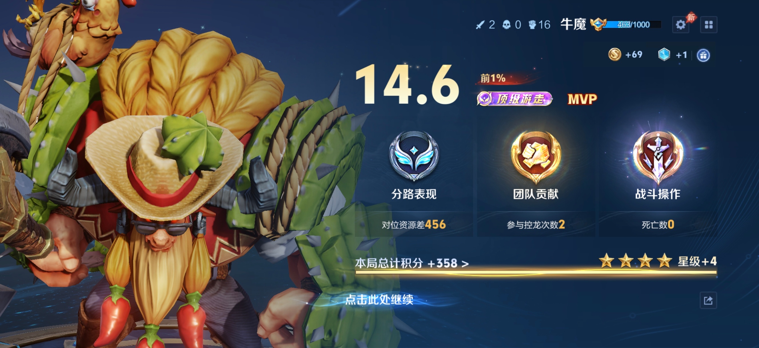 所有人都过来赞美这个加了四颗星的顶级牛魔王好吗？ 