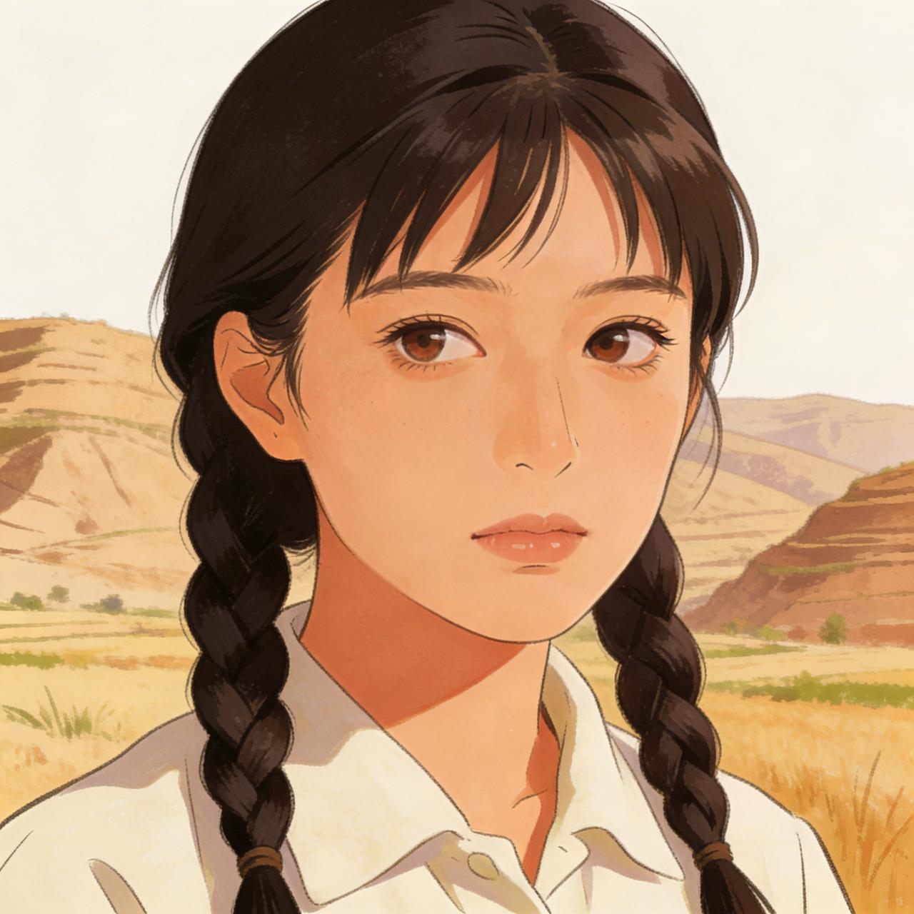 宁静的午后，一个漂亮的女孩突然从墙边出现，鬼鬼祟祟的东张西望，确定四下无人后，快