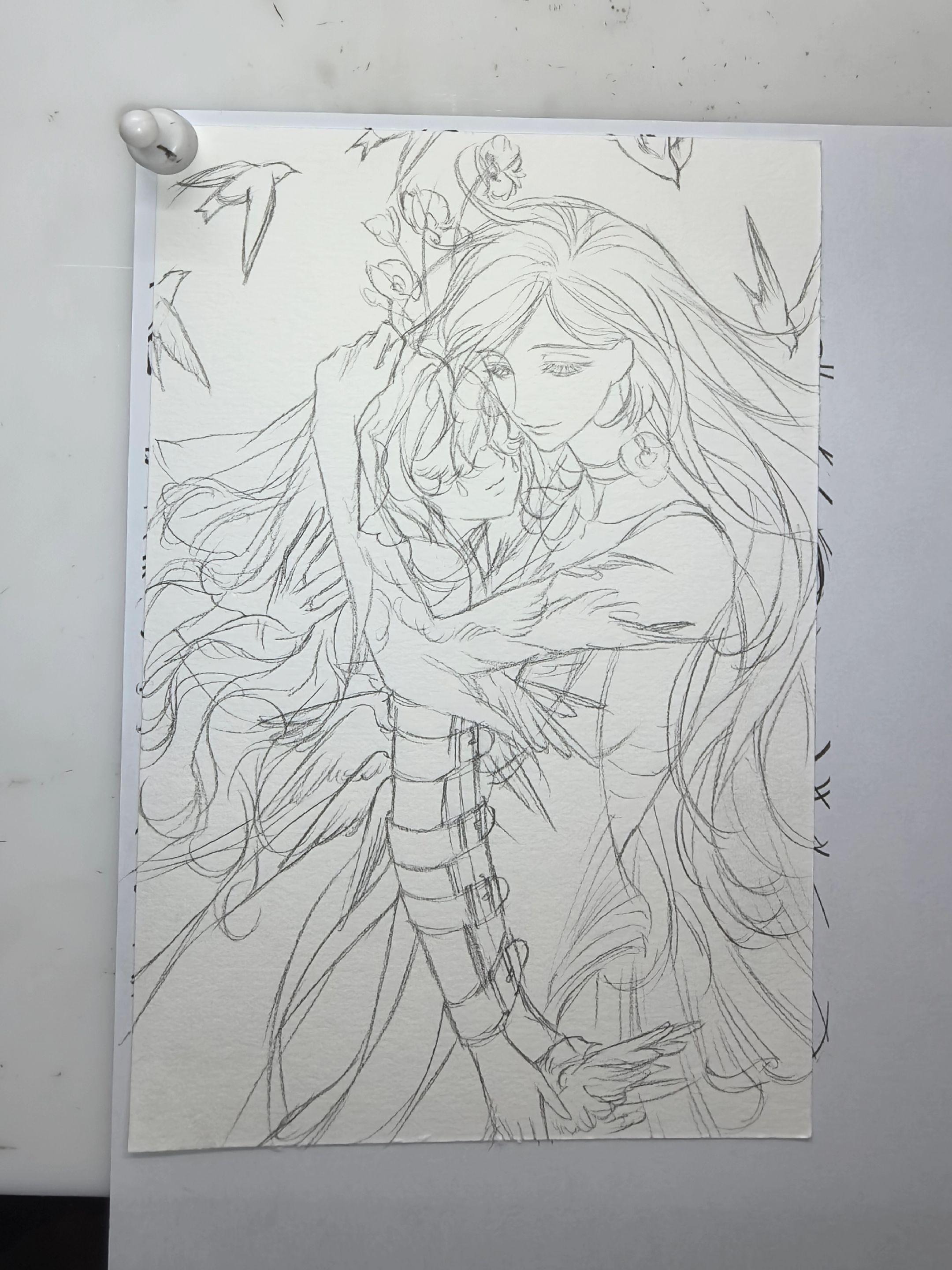 绘画 手绘 纸绘 画画