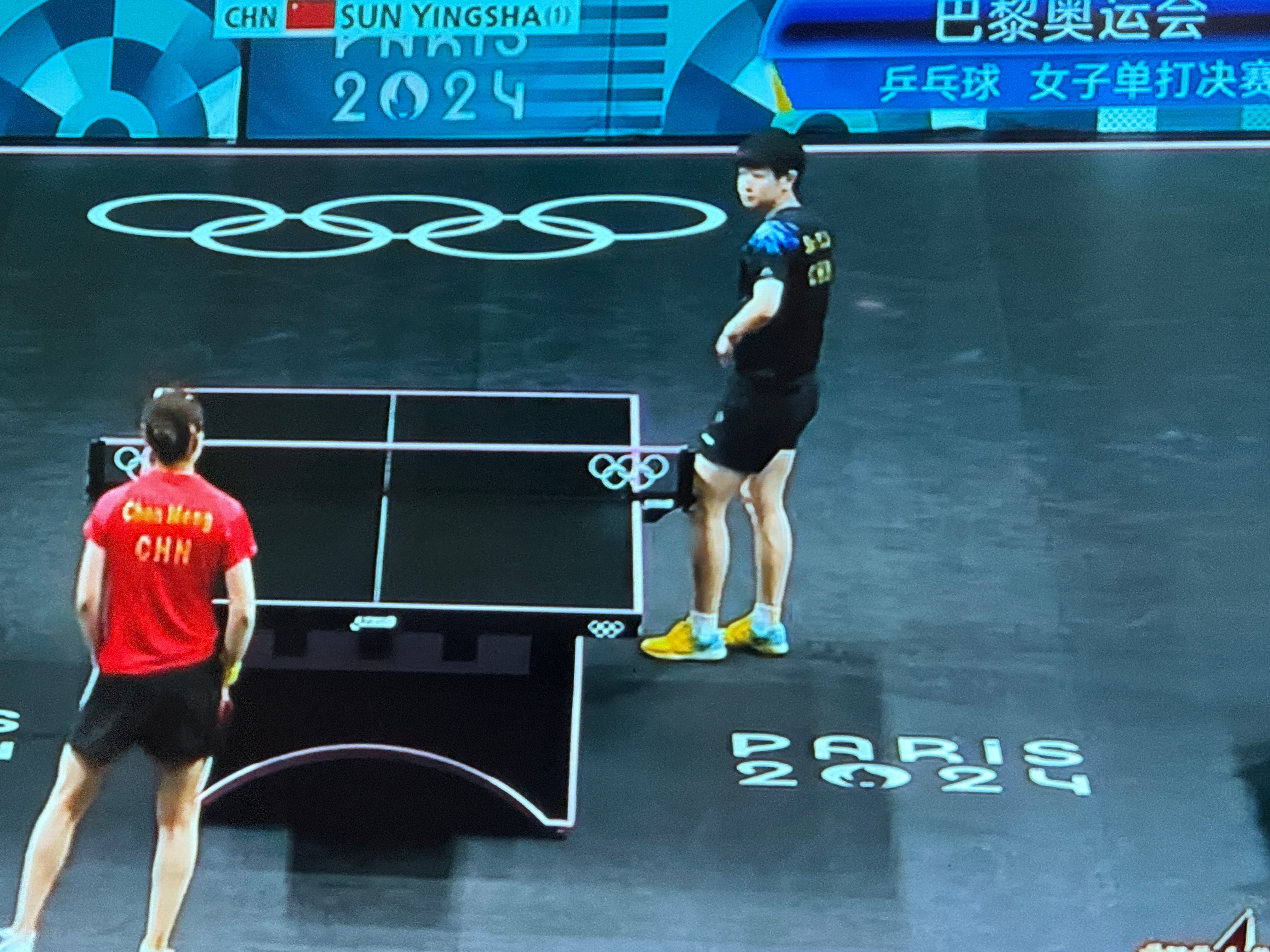 CCTV5现在又在重播巴黎奥运会乒乓球女子单打决赛🥰 