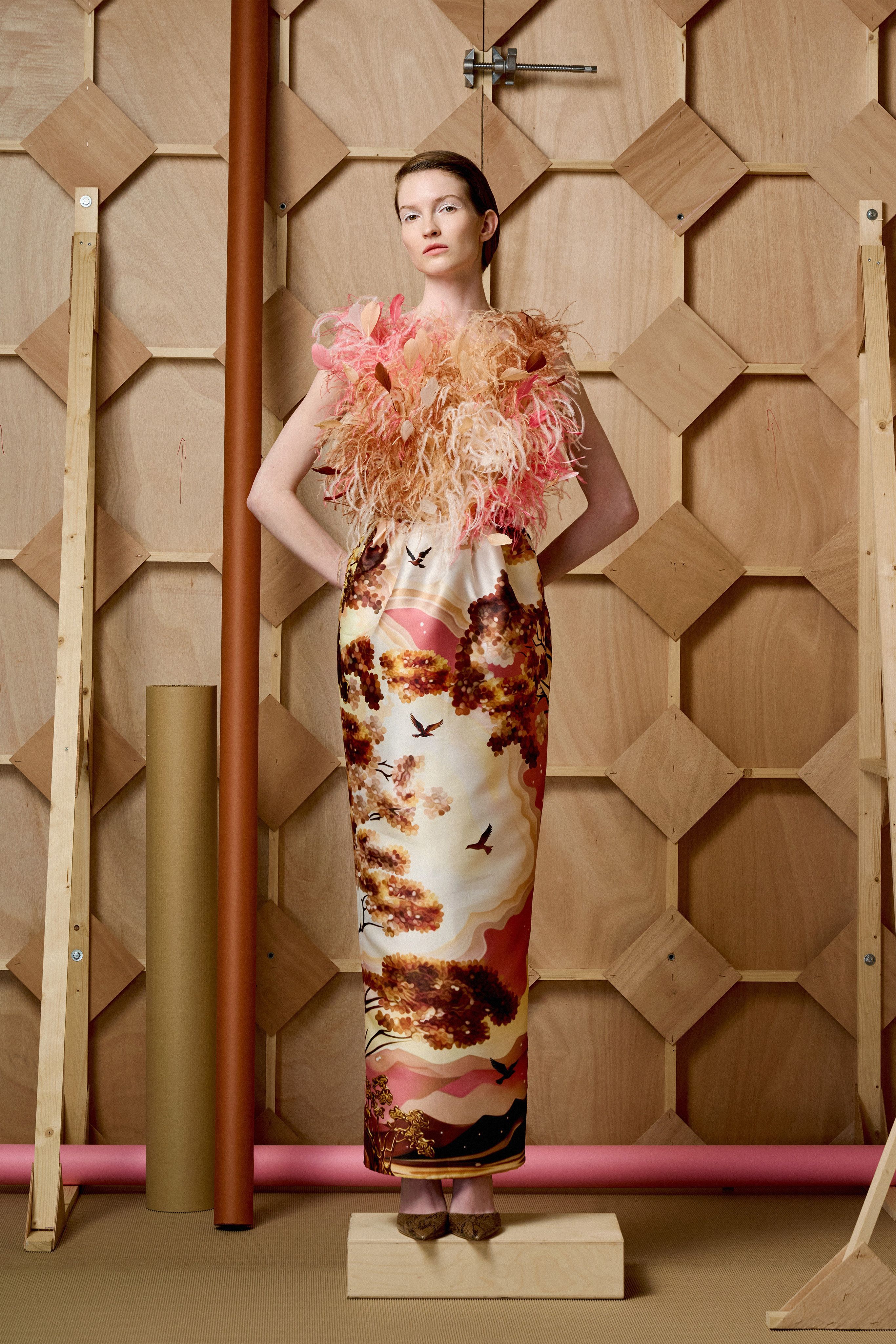 Mary Katrantzou 的印花裙  ～  💙 