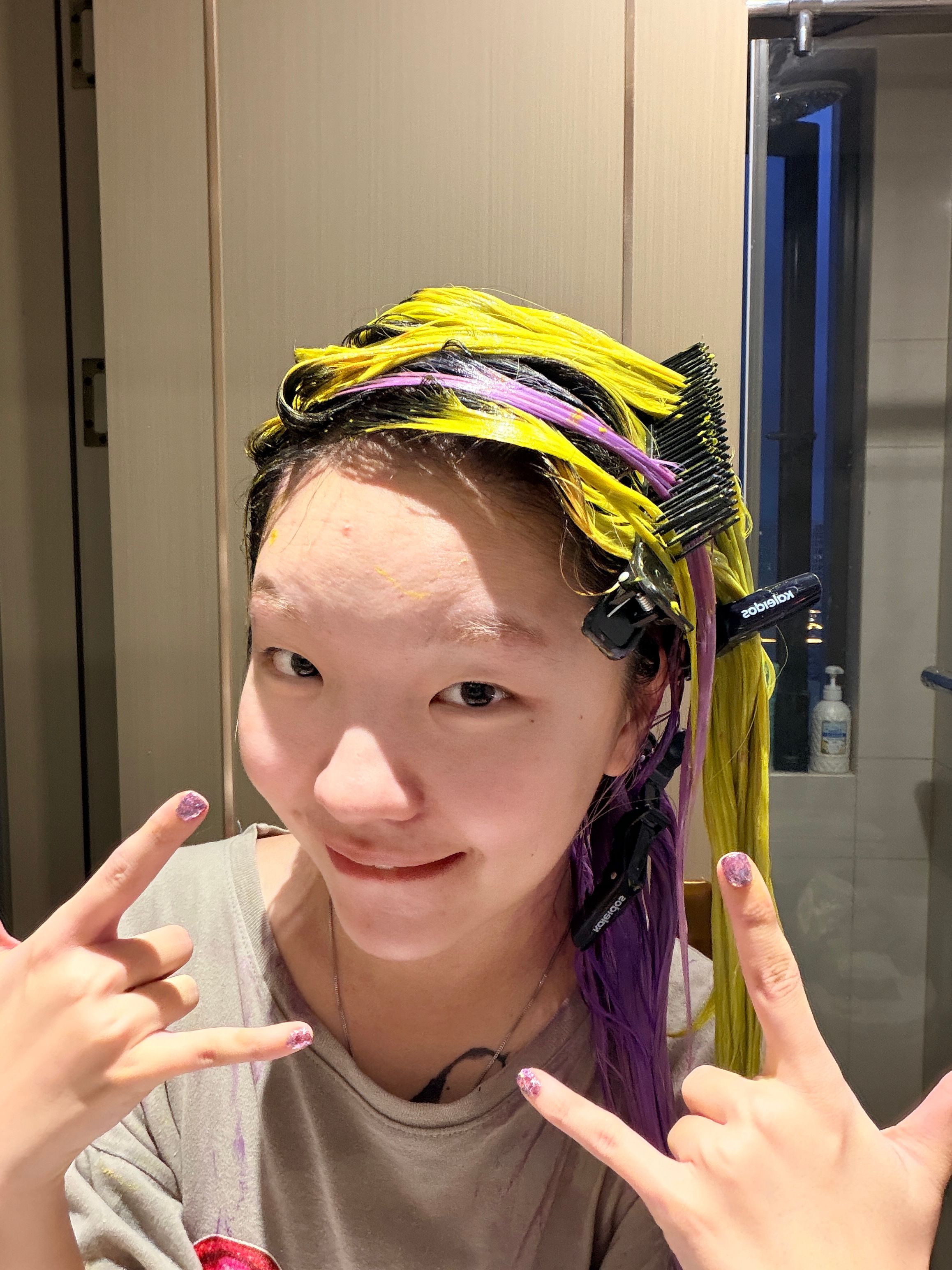 我要把这玩意染成绿的 