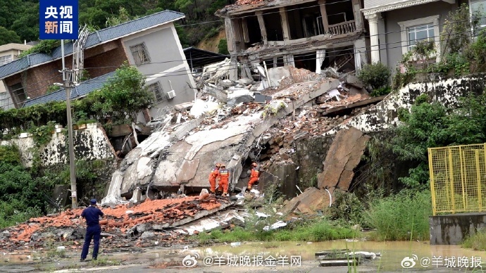 【#广州白云发生山体滑坡已有7人获救# 】记者从广州市白云区了解到，8月6日8时