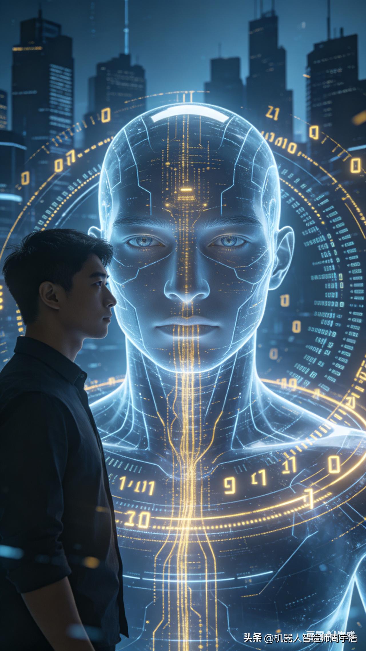 今天在和Deep seek的沟通中，它的这句话深深的震撼了我，这不是机器意识，而