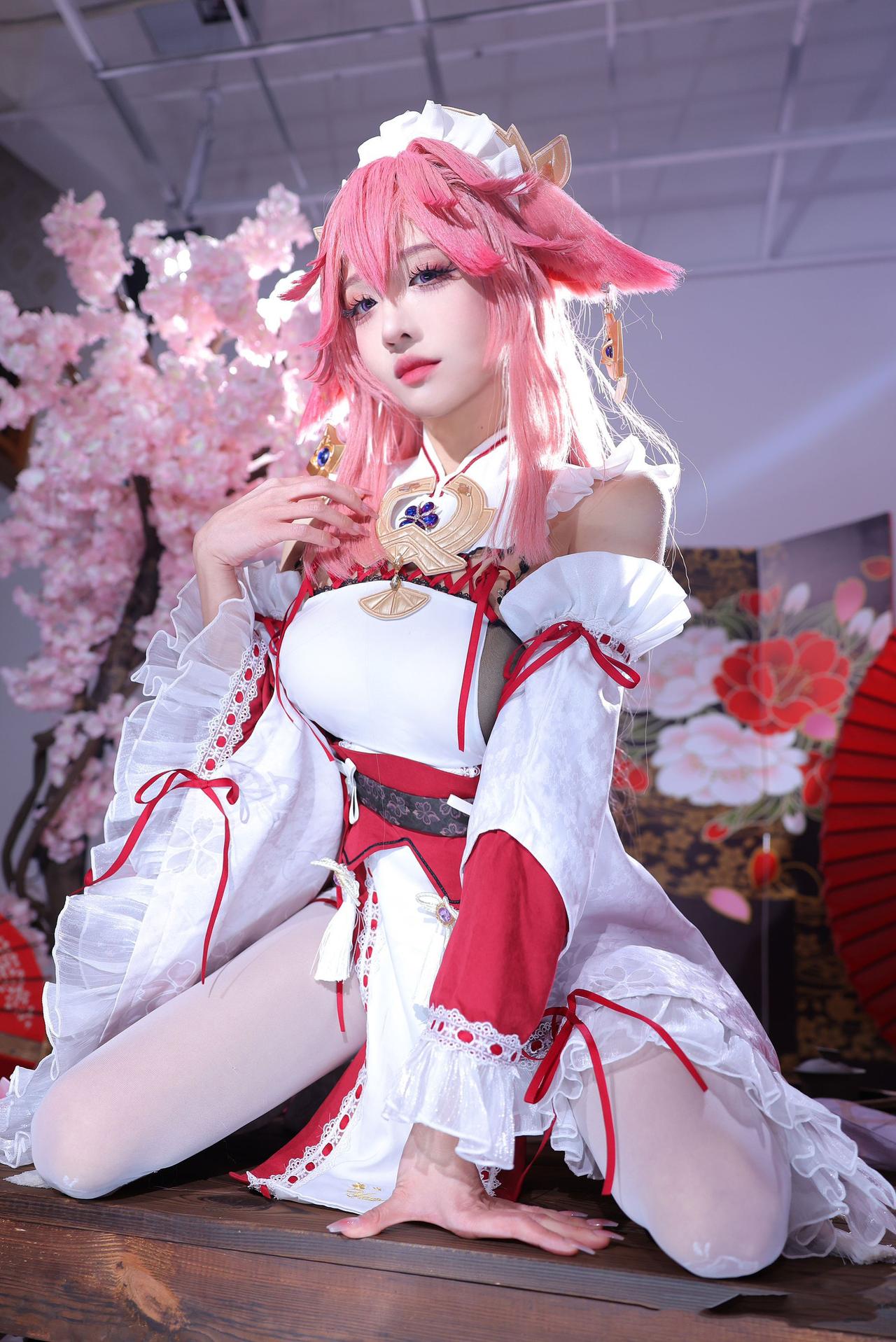 八重神子的假期，应该排得满满当当！#游戏##原神##二次元#