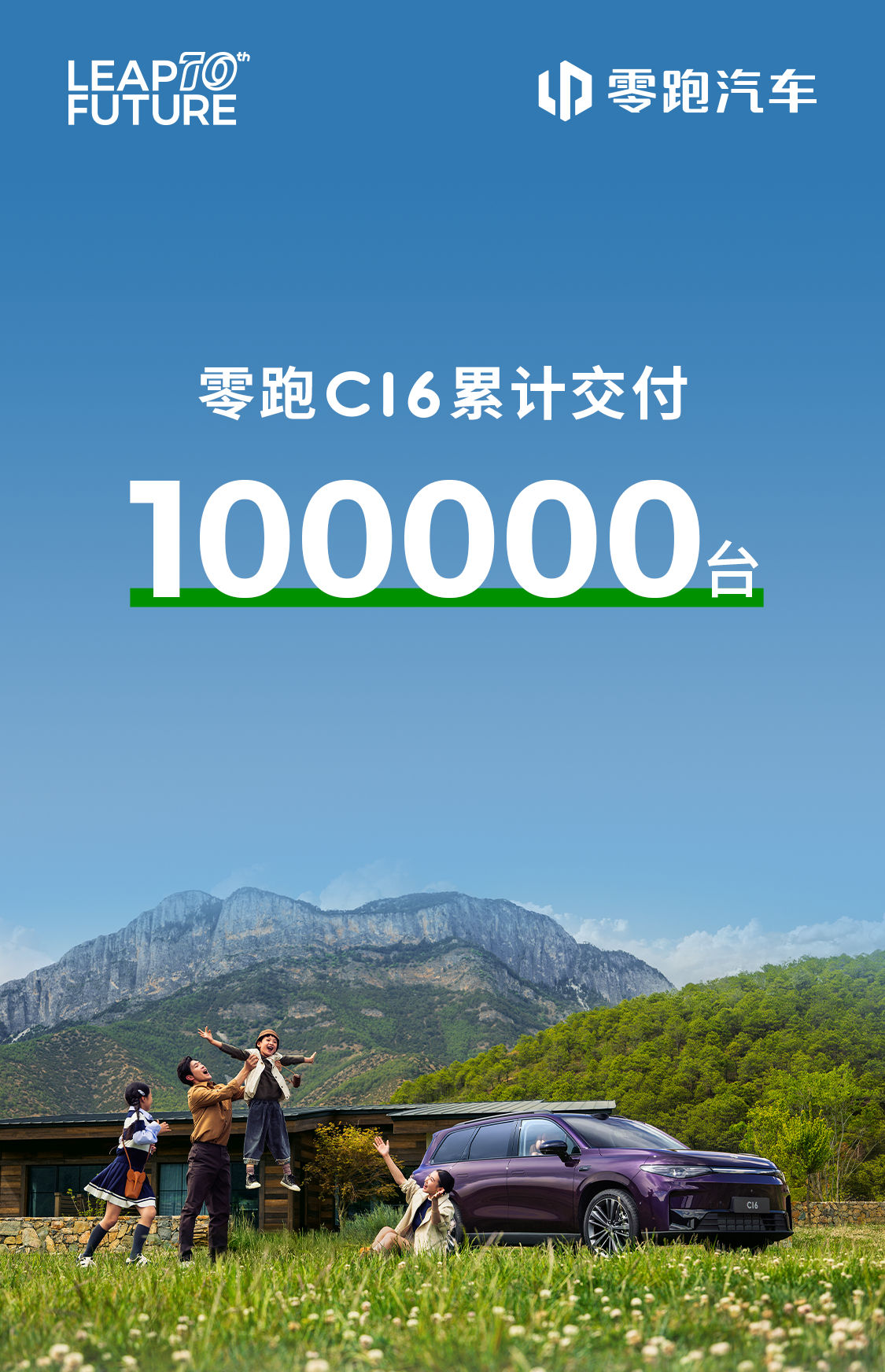 上市仅一年多，累计交付已达100,000台！零跑C16都是谁在买？👀颜值党？空
