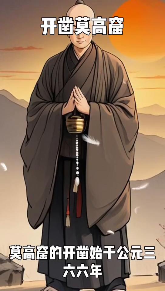 开凿莫高窟。
提起莫高窟，很多人第一时间想到的就是绚丽多彩的壁画和壮观的佛像群。