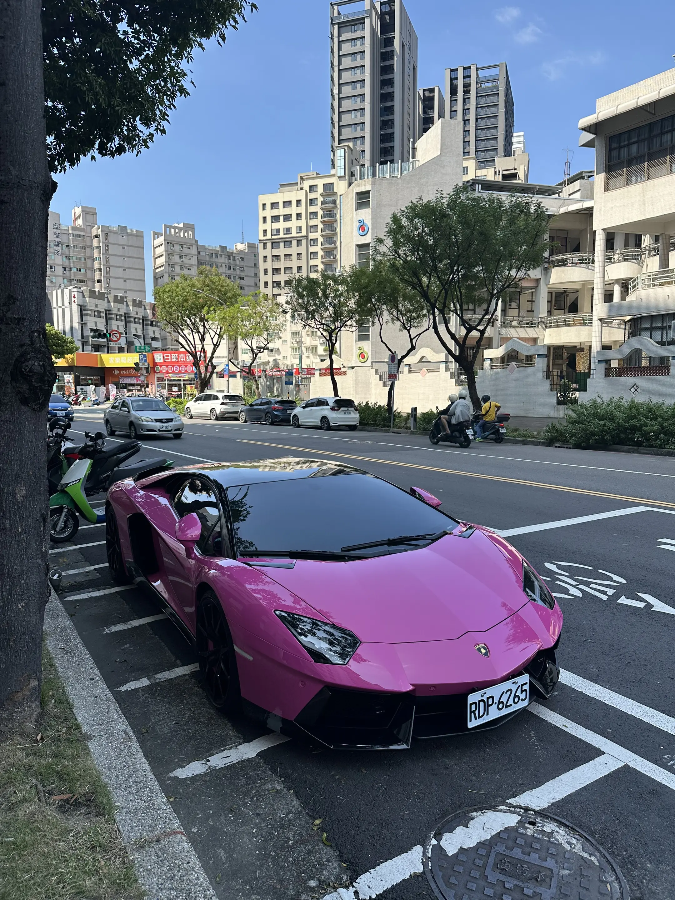 在高雄看到好特别的一台LP700