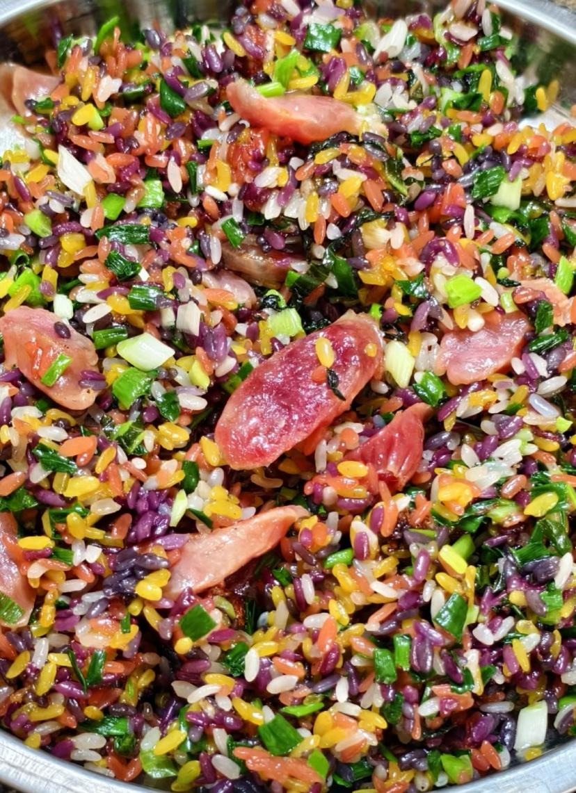 广西特产彩色糯米饭！