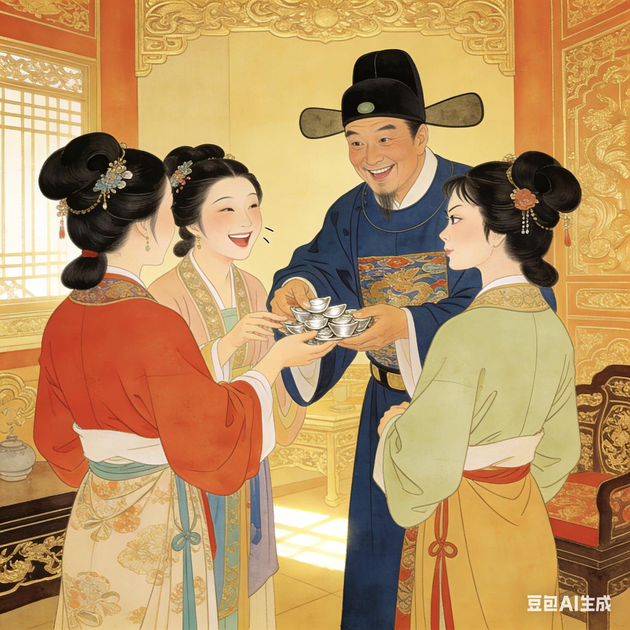 古代贪官搞笑段子

贪官有三个老婆，这天他藏了锭银子，想看看谁最懂他。
 
大老