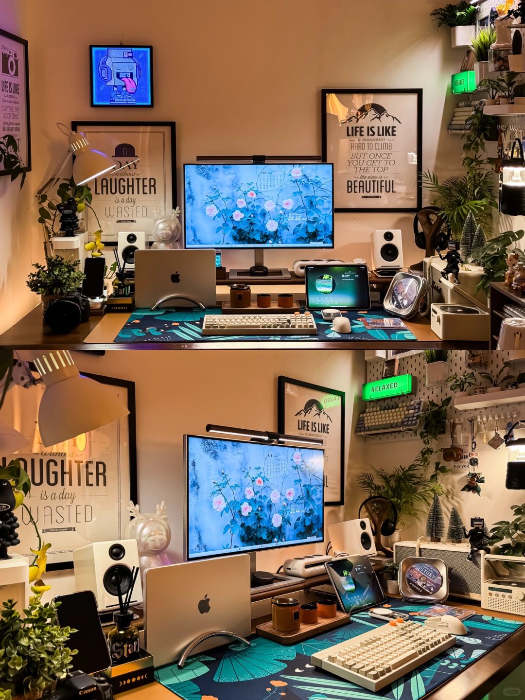极繁书桌｜一个人的时光，找到那份满足与宁静