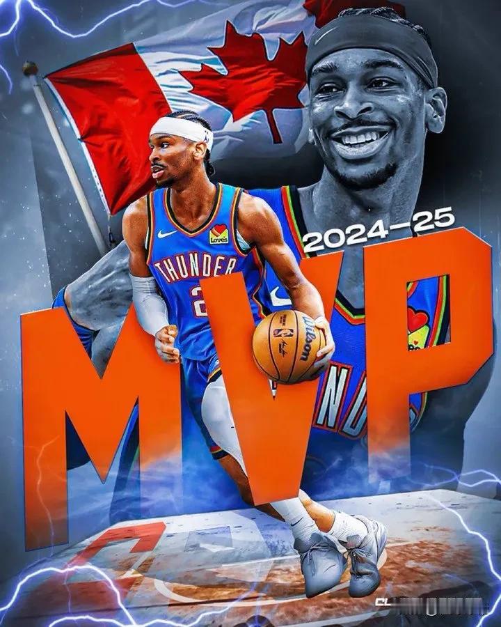 无可争议，亚历山大荣获本赛季常规赛MVP！

刚刚NBA官方宣布，雷霆球员亚历山