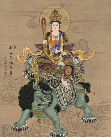 刷到四大菩萨，智慧！财富！平安！健康！都会降临给你！评论很灵！不可不信！！#转发