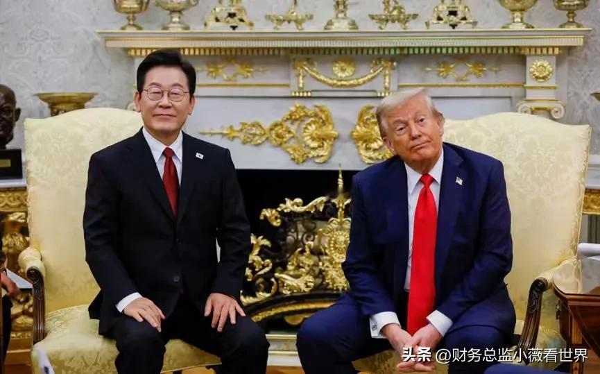 李在明在上任后，不仅沿袭了尹锡悦的外交方向，而且还更加的媚日媚美。当初他在野的时