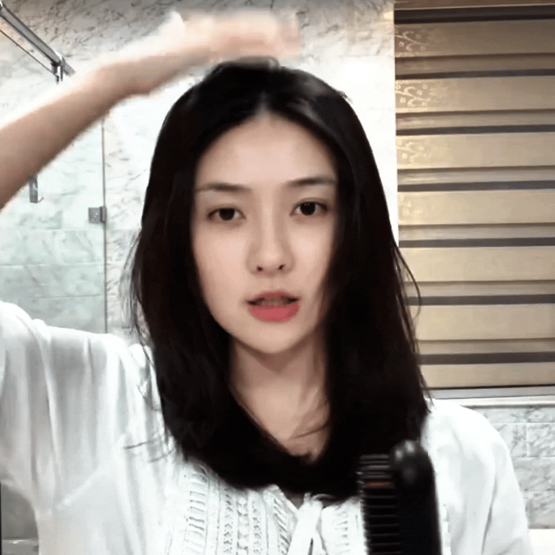 点点美发屋ꕤᴗ ᴗ)♡梁洁｜GIF 