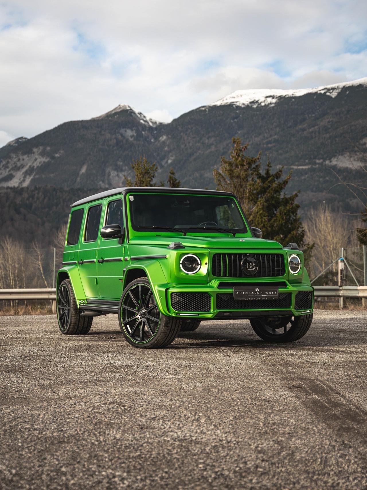 多么惊艳的颜色，🐲这款BRABUS G800！