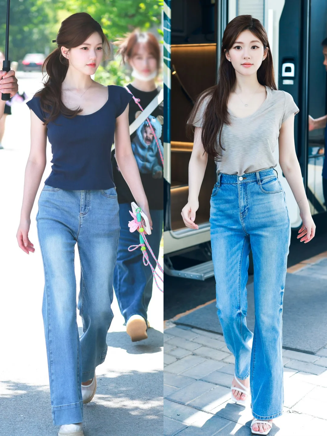 赵露思就是精简穿搭滴神！日常又好看