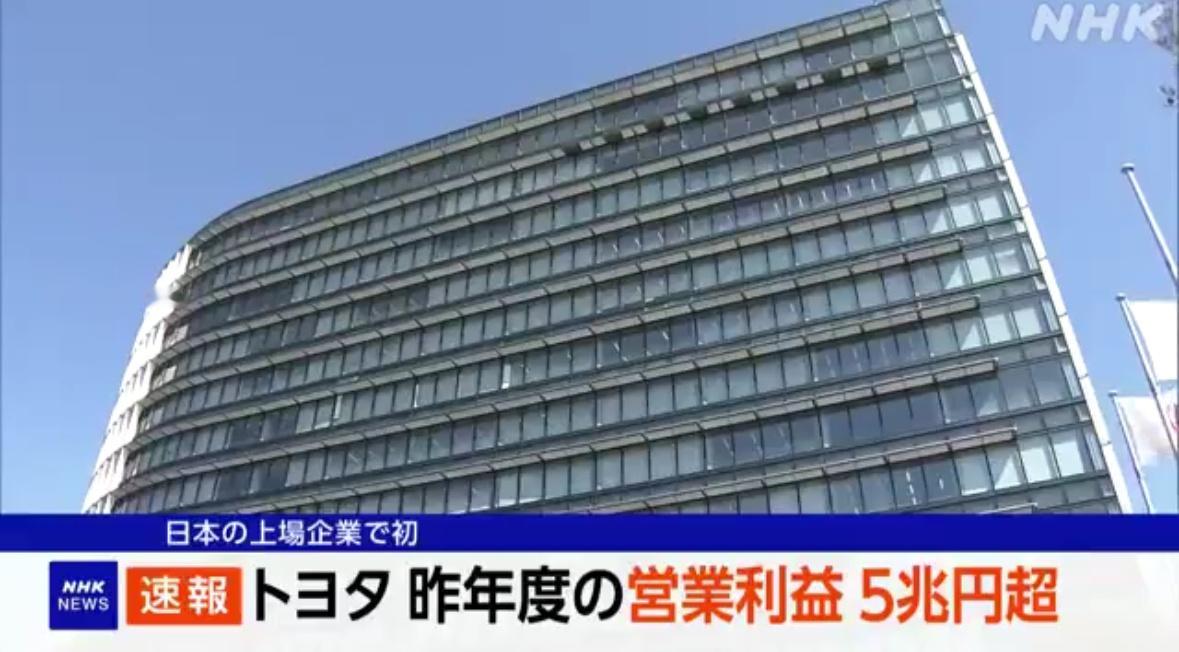 丰田汽车发布2023财年业绩，受国际市场销售强劲，特别是混合动力车销量和日元贬值