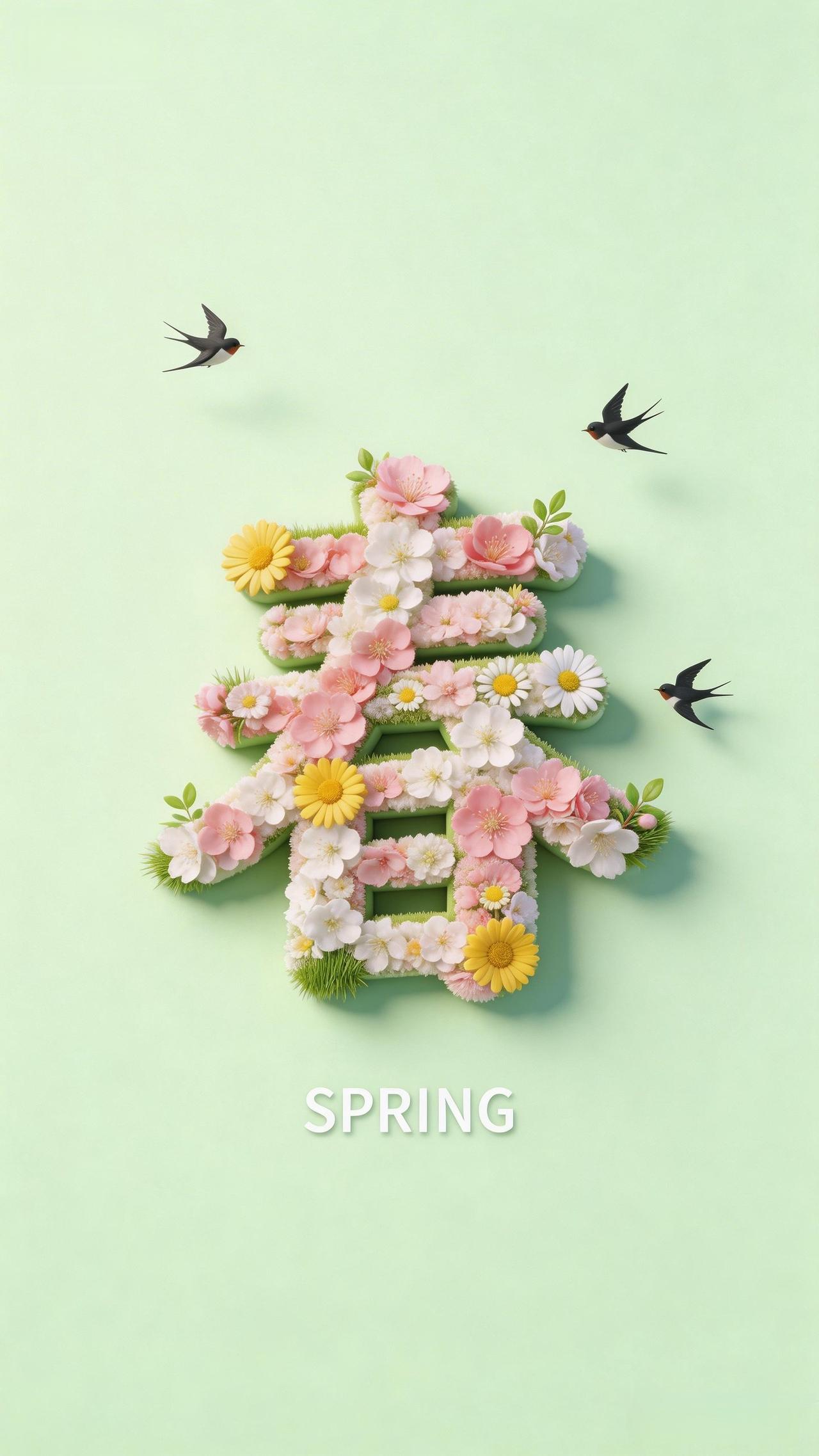 ✨ 以花为墨，以春为字，这是我见过最浪漫的壁纸🌸
有人把春天写进诗里，有人把春