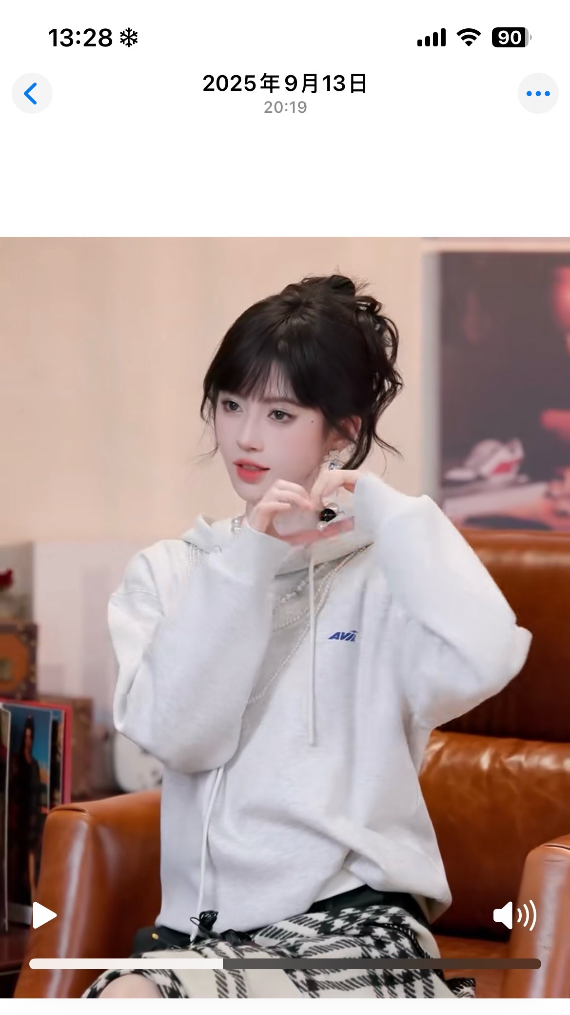 去年的9月2场直播  一转眼一年过去了做鞠婧祎粉丝好幸福🥰明晚见 ​​​