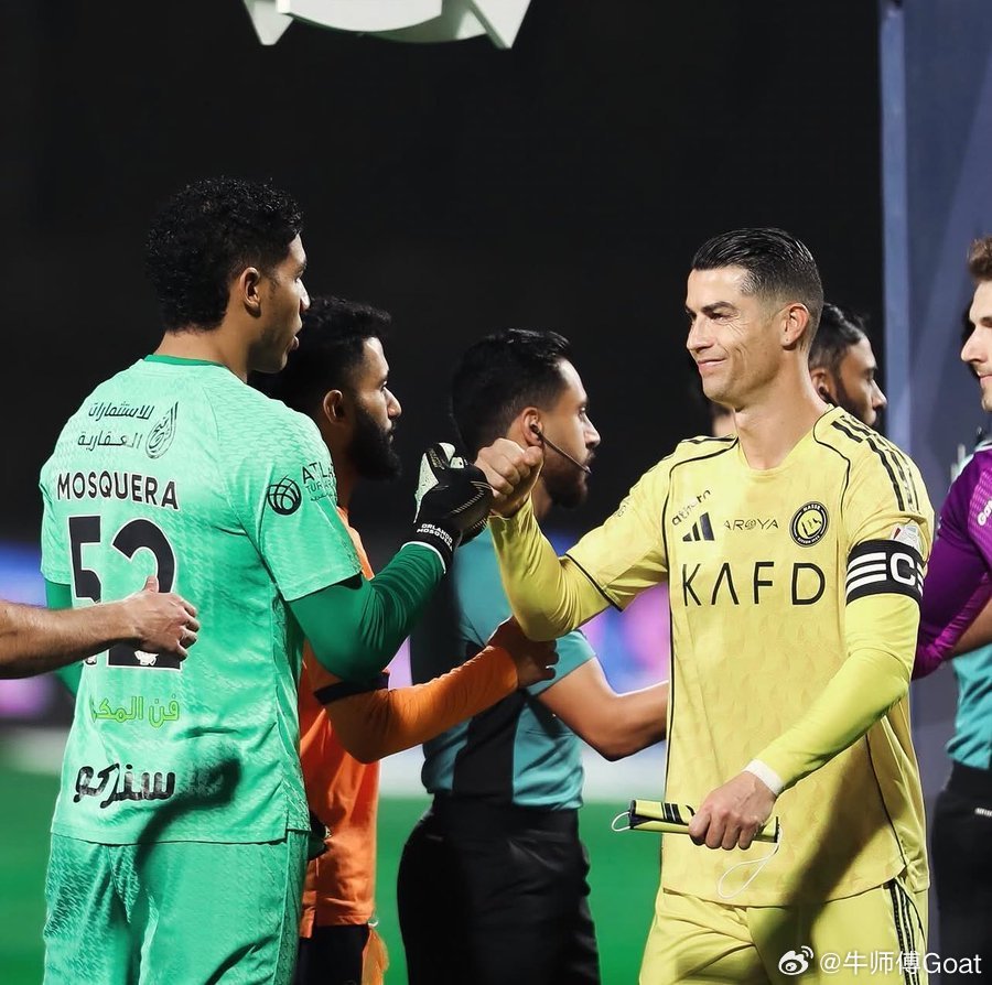 C罗 费哈门将和 C 罗的合影 