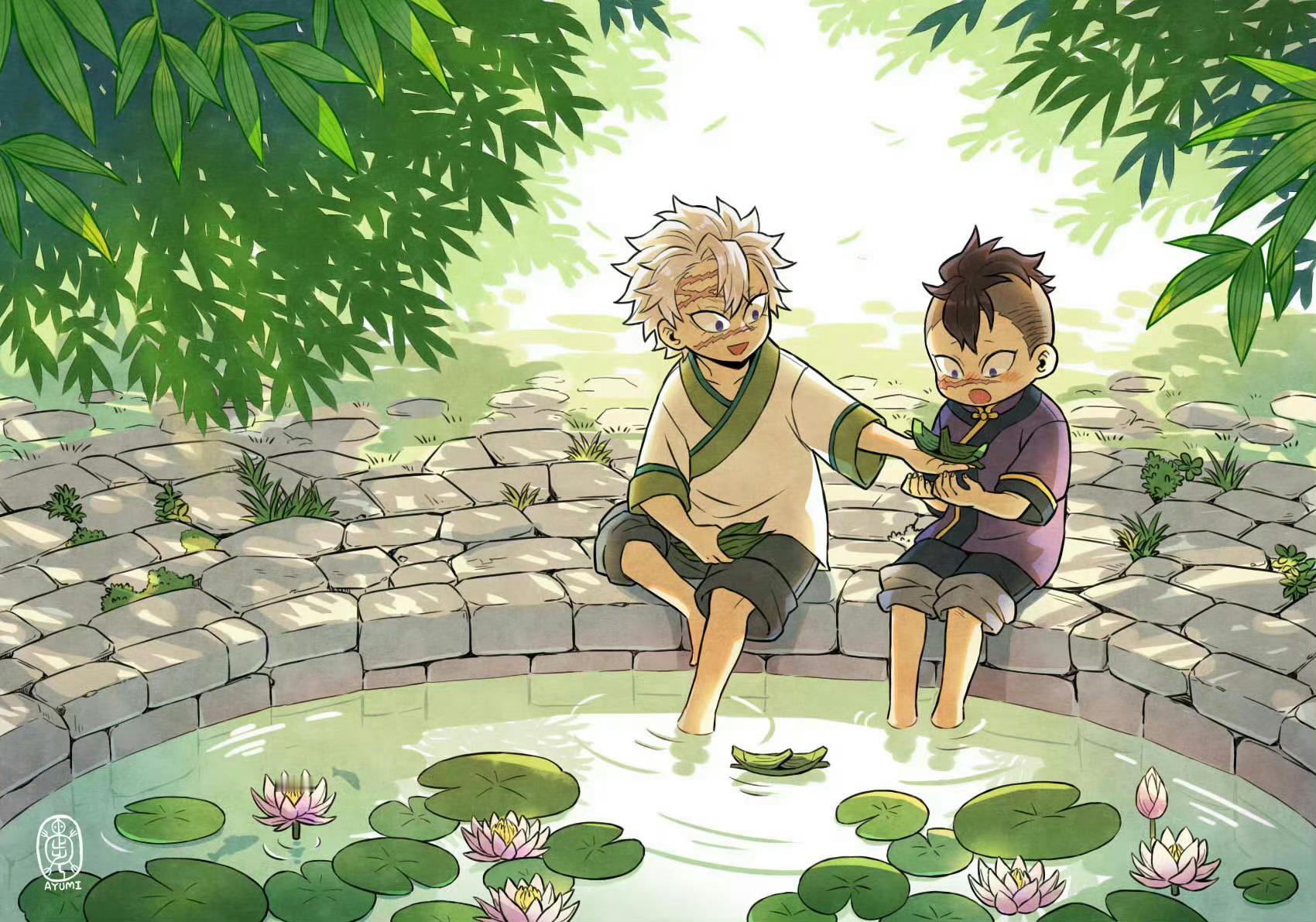 「鬼灭之刃」有点过于可爱了…[兔子][兔子] X.sws_0w0  #鬼灭之刃#