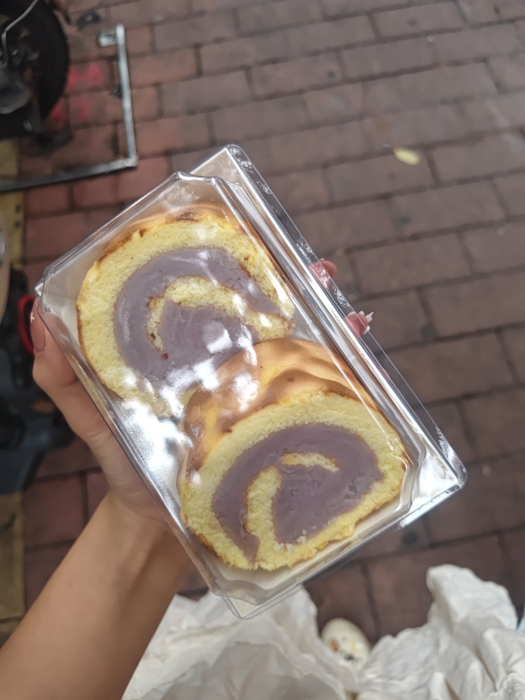 这个虎皮蛋糕好好吃 