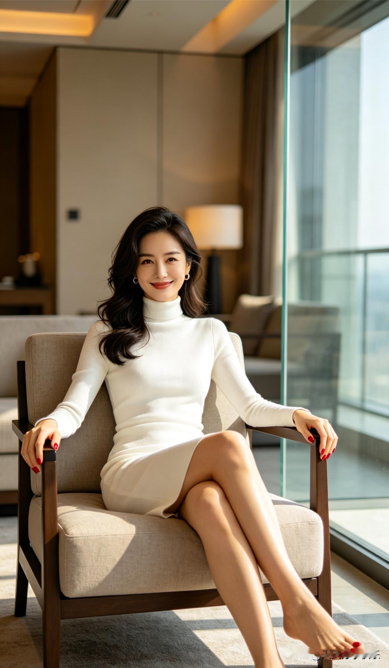 ai宝妈中午在家晒太阳，宝妈太美了。ai宝妈 宝妈ai ai正能量宝妈 ai辣妈