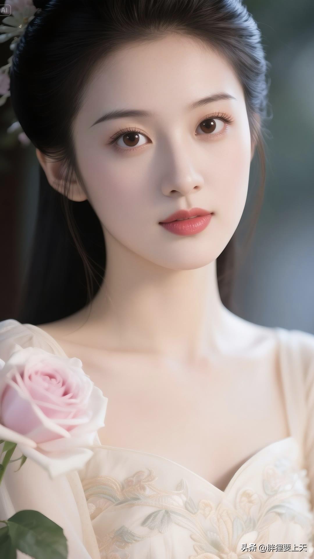 九曲廊深锁胭脂，一步莲华一步痴。美女人像群 高清美女 古风