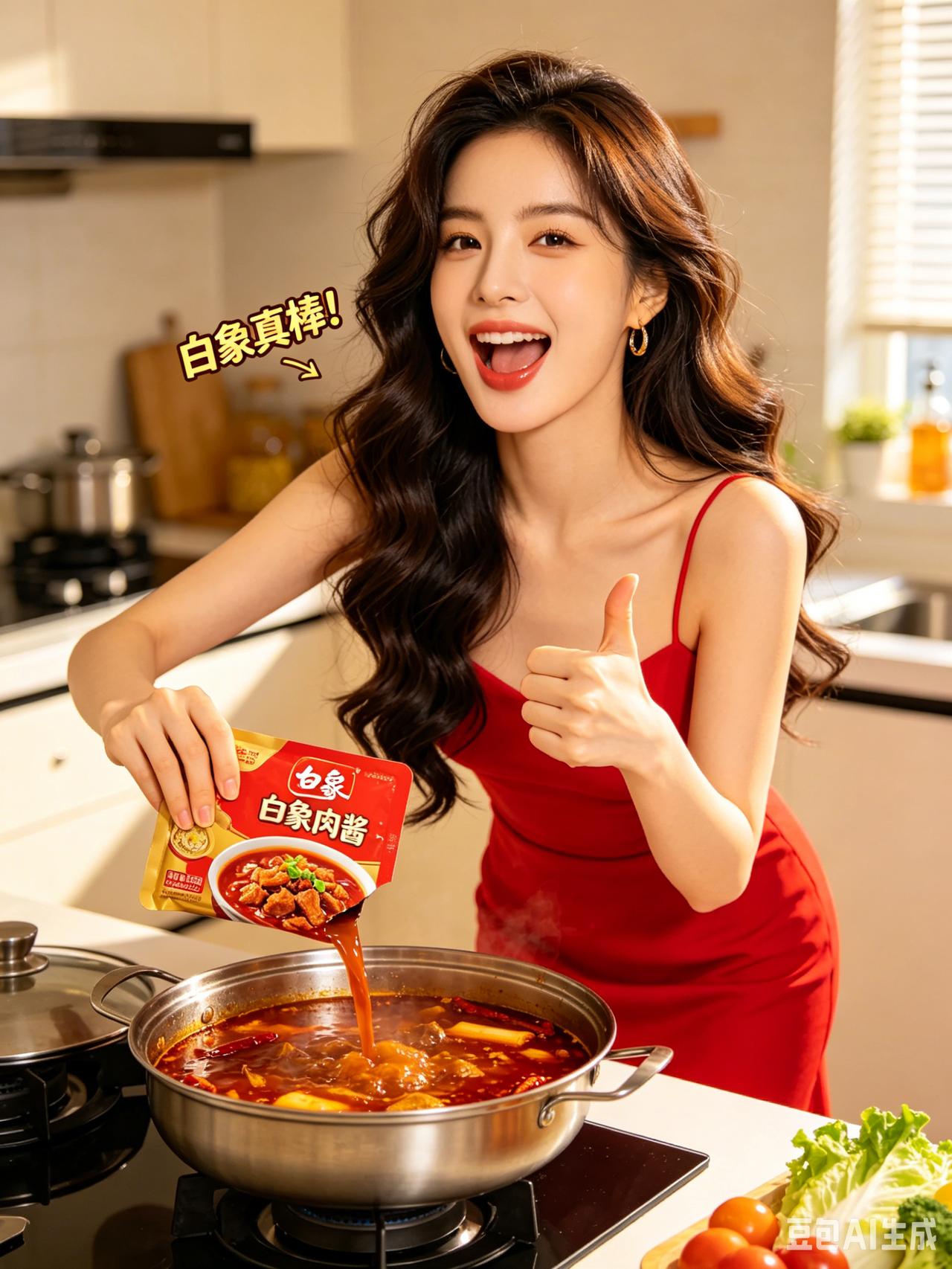 白象，包罗万象——肉酱包做可做火锅底料，汤粉包可做凉拌菜调料。

1、为白象方便