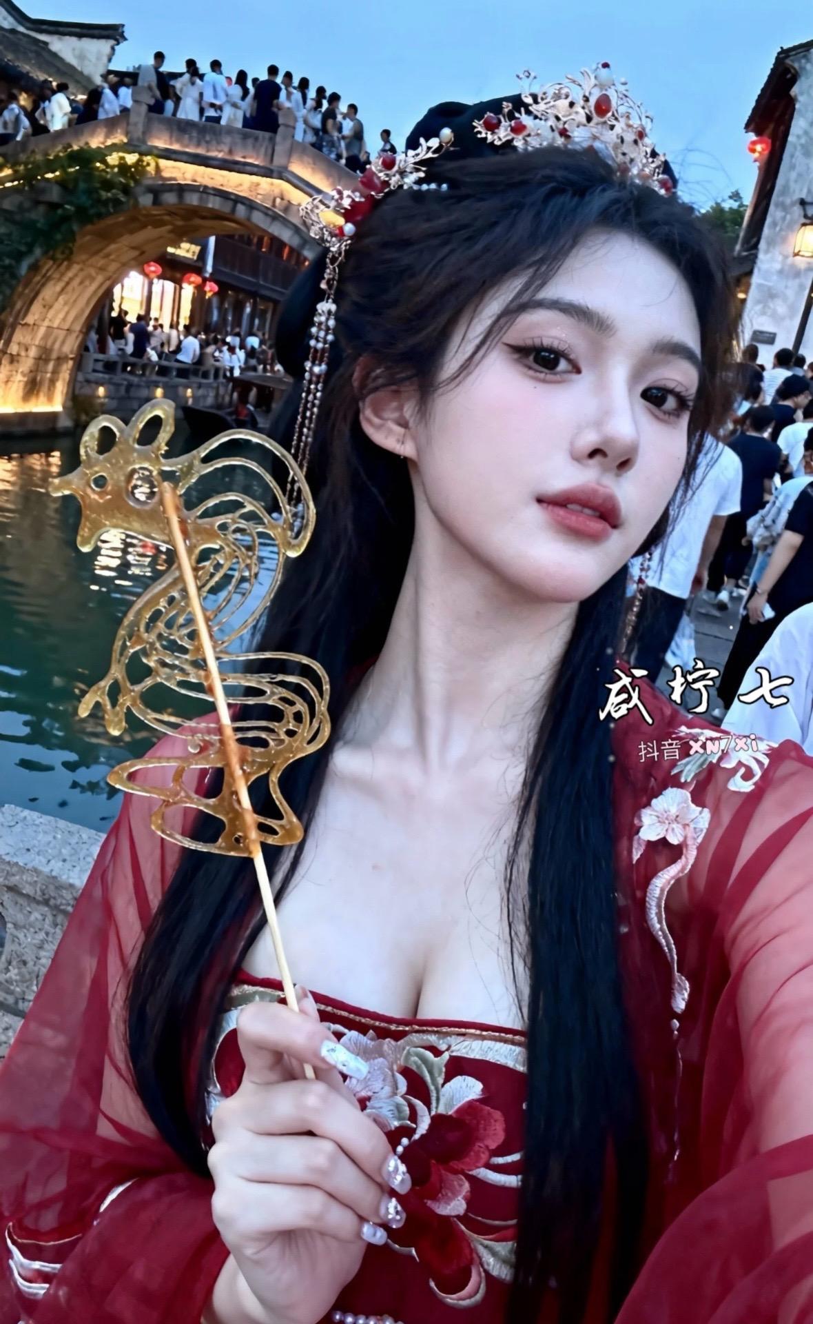 美女甜妹汉服古风 国风古韵