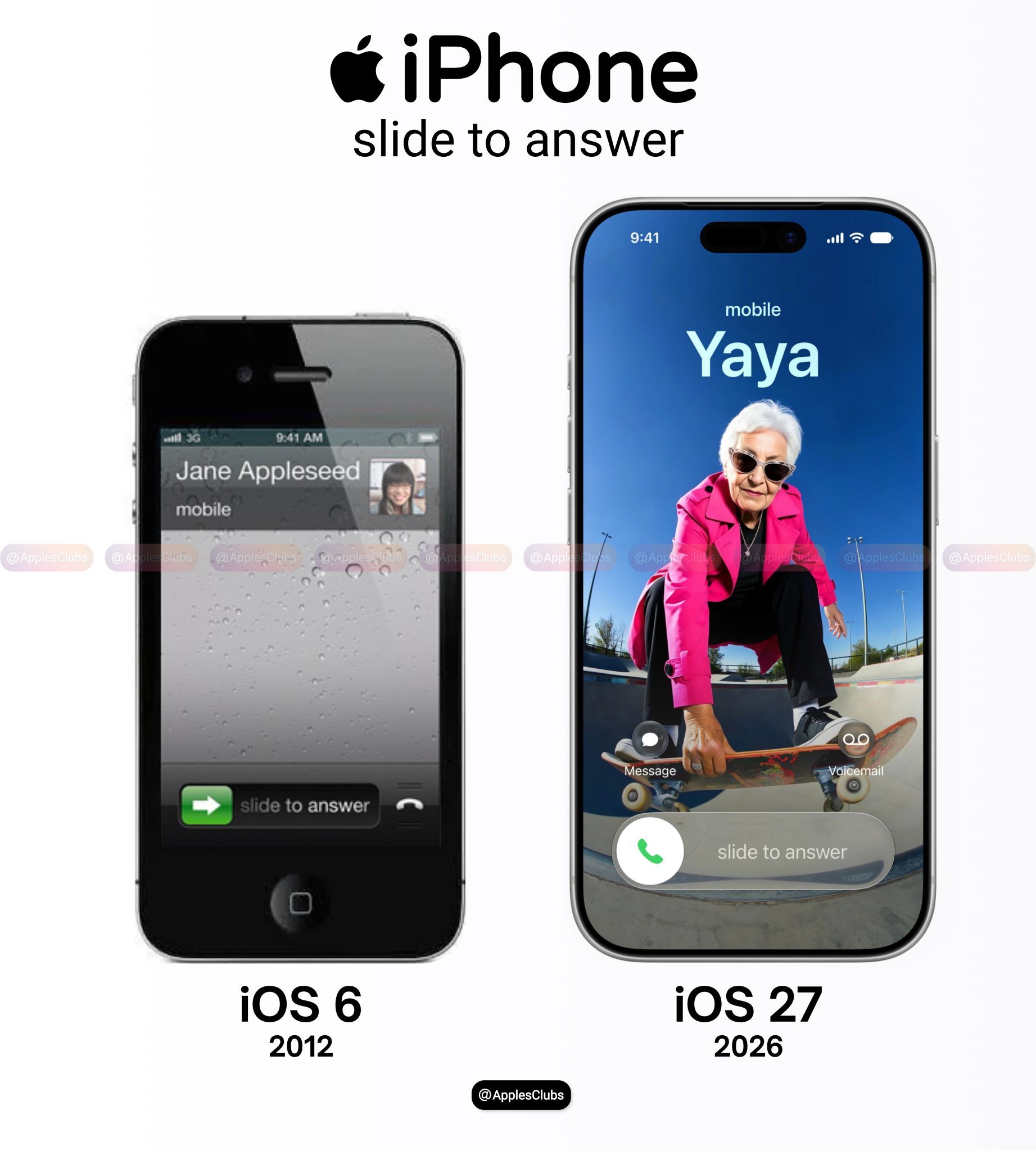 iOS 6 vs iOS 27，你喜欢哪种UI界面？ 