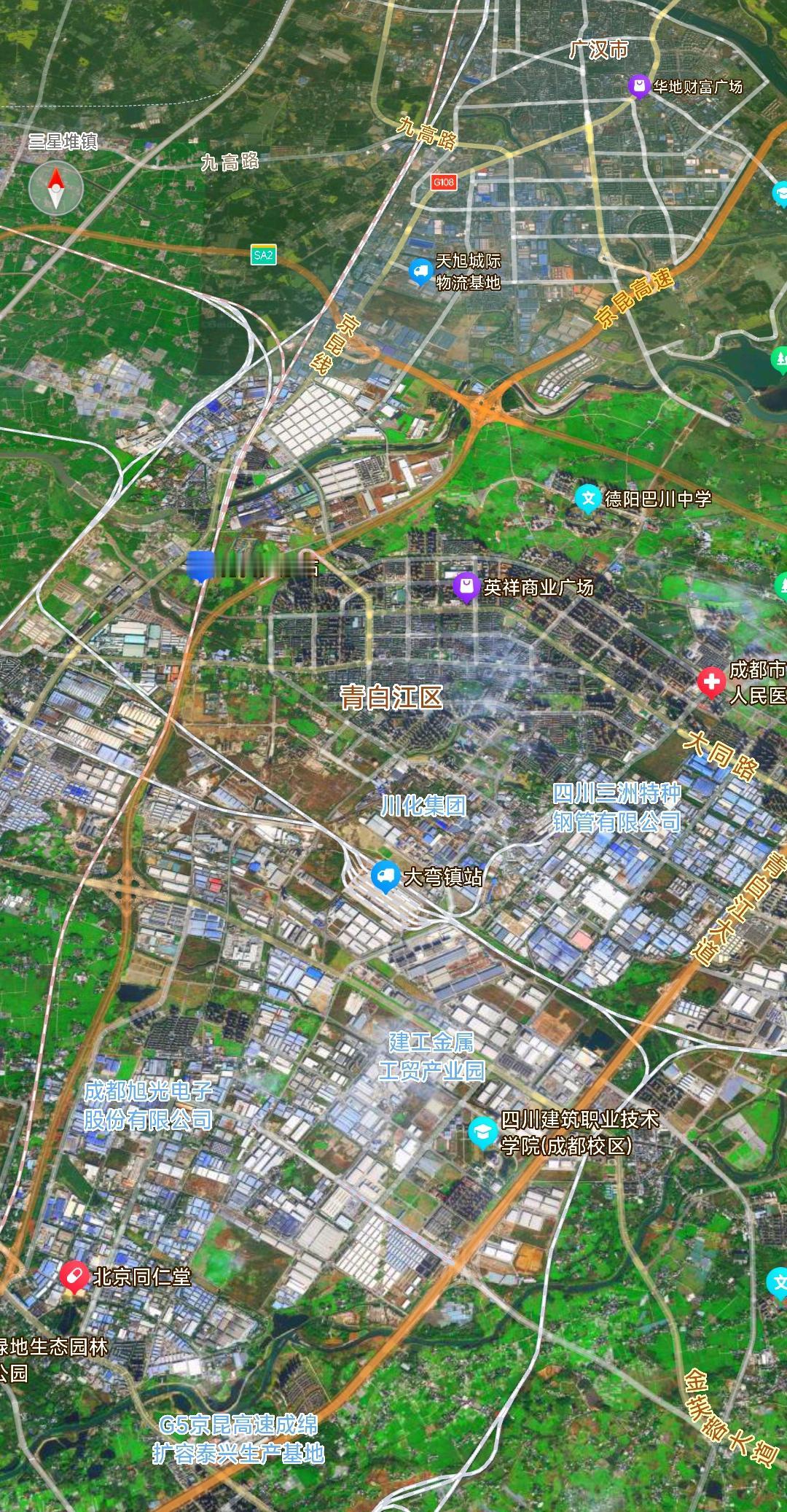 现如今成都地铁里程718公里，看到这里我觉得青白江区迎来了修建地铁的绝佳时机。