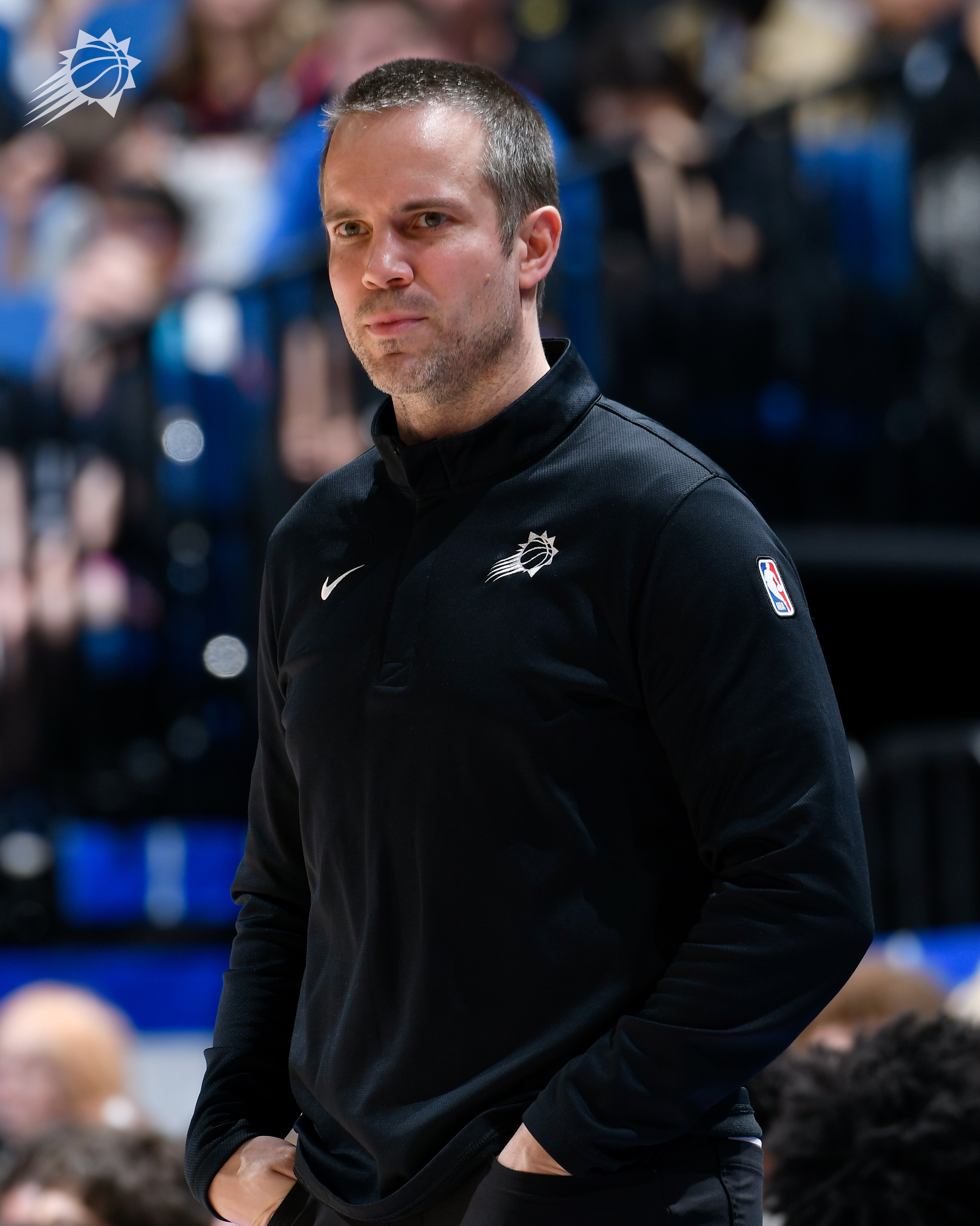 奥特教练把主力全部换下了，马鲁，布雷亚，弗莱明上场 菲尼克斯太阳 ｜旭日东升 ｜