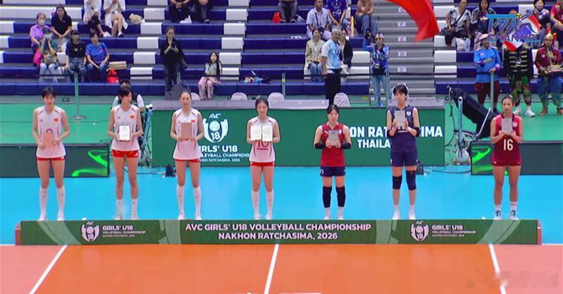 2026U18女排亚锦赛最有价值球员和最佳阵容最有价值球员（MVP）：宣亚辰（中