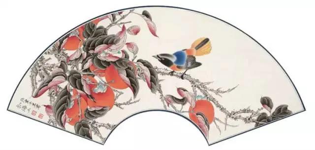 任重工笔扇面19图 精妙绝伦！
 