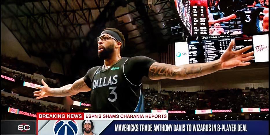 “眉”有想到，新搭档竟是湖人当年的传闻对象！
独行侠最终扣动交易扳机把浓眉送到奇