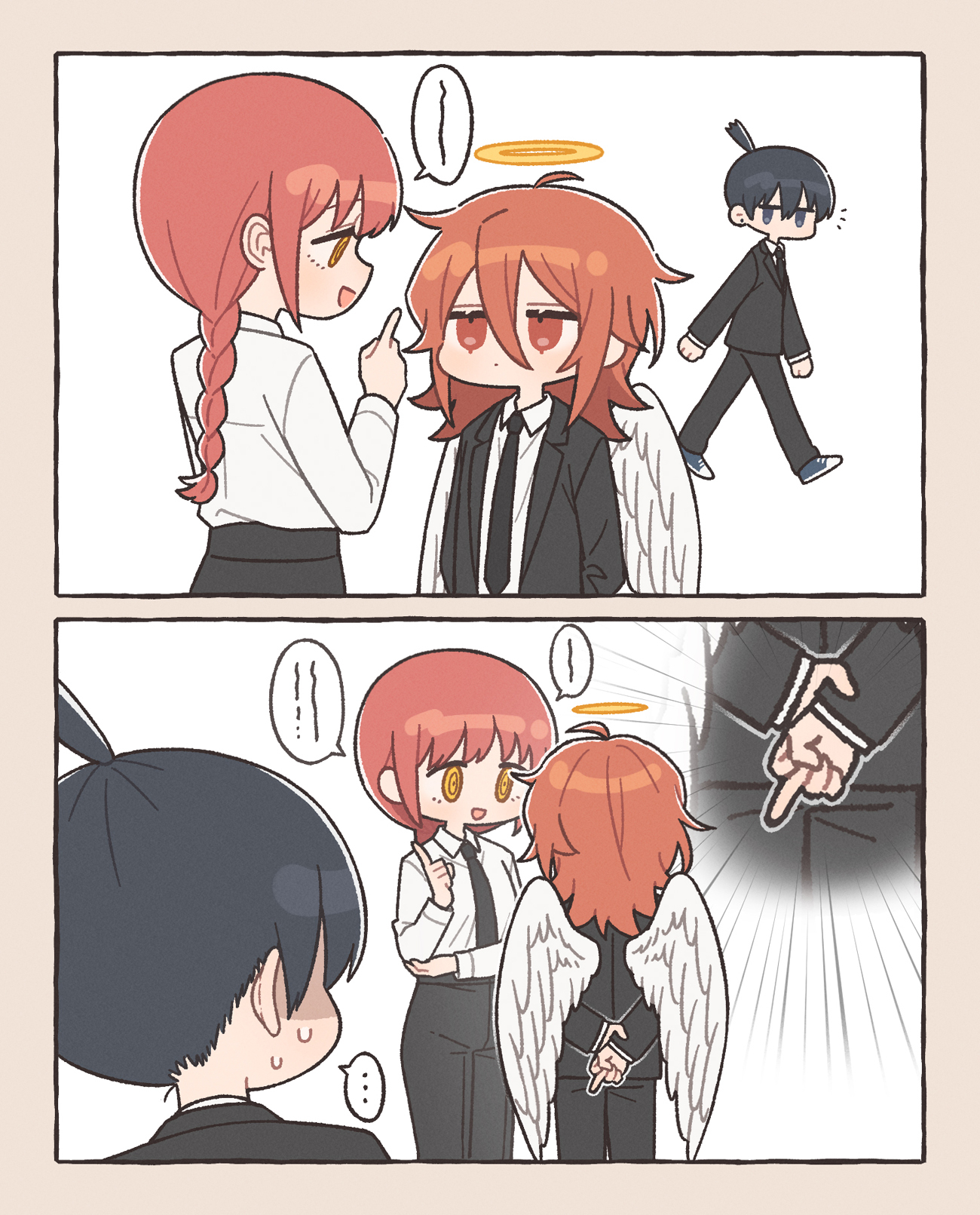 电锯人 被讨厌的上司说教时：这简直是原作啊原作©️ten_1004_shi 