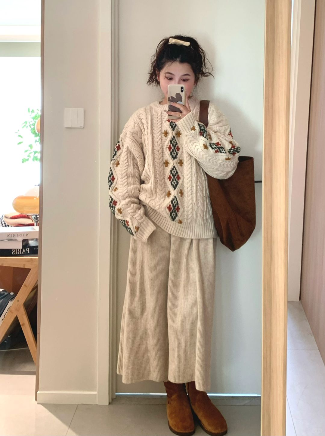 🤍｜今天的快乐是毛衣给的！