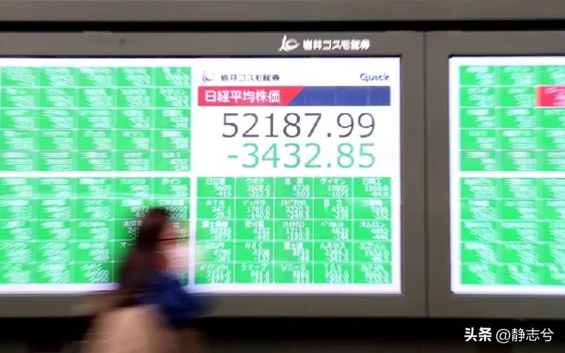 【东京股市暴跌，一度下跌4000日元。伊朗局势紧张以及对原油供应稳定性的担忧加剧